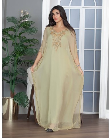 luxury chiffon butterfly vut hosting jalabiya