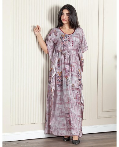 lite homewear jalabiya butterfly cut floral