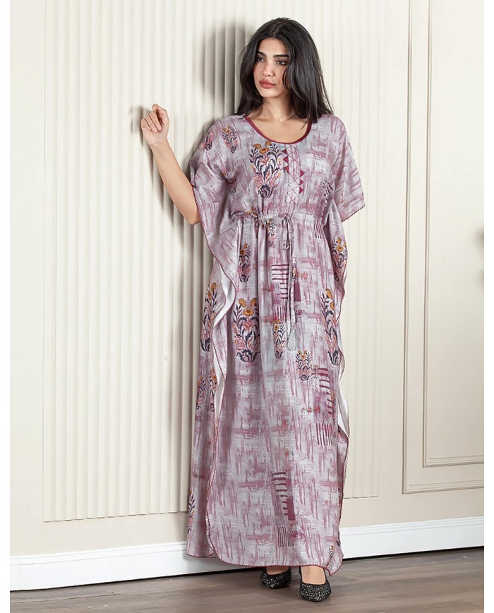 lite homewear jalabiya butterfly cut floral