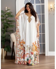 hosting jalabiya butterfly cut floral
