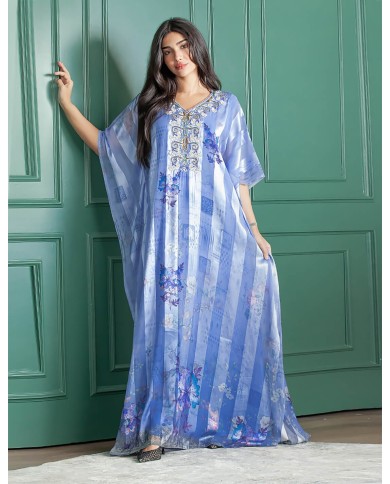 butterfly cut hosting jalabiya striped