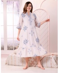 floral sleeve cut lingerie