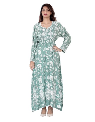 floral long sleebe hosting jalabiya