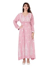 long sleeve floral hosting jalabiya