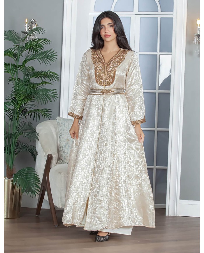long sleeve luxury jalabiya