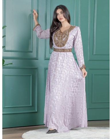 metalic embroidered hosting jalabiya