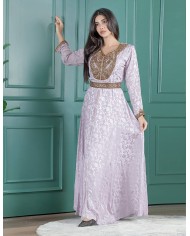 metalic embroidered hosting jalabiya